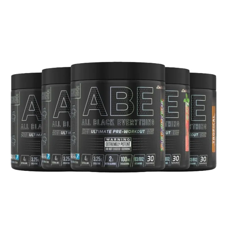 ABE - ALL BLACK EVERYTHING PRE-WORKOUT (14 Flavours) 375g