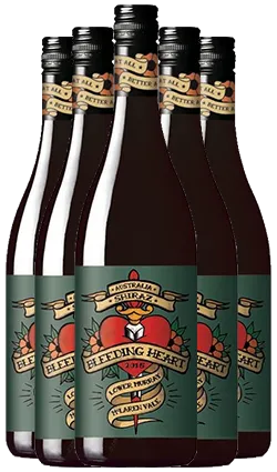 Bleeding Heart Shiraz SIX PACK 22/23 750ml