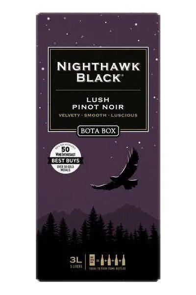 Box Wine Bota Nighthawk 3L PN Lush Point Wine Spirits