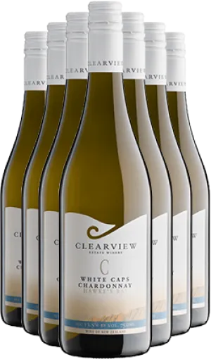 Clearview White Caps Chardonnay 12 PACK 23/24 750ml