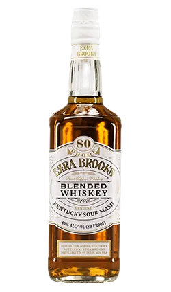 Ezra Brooks Blended Whiskey 80 Proof Sour Mash 750ml 40%