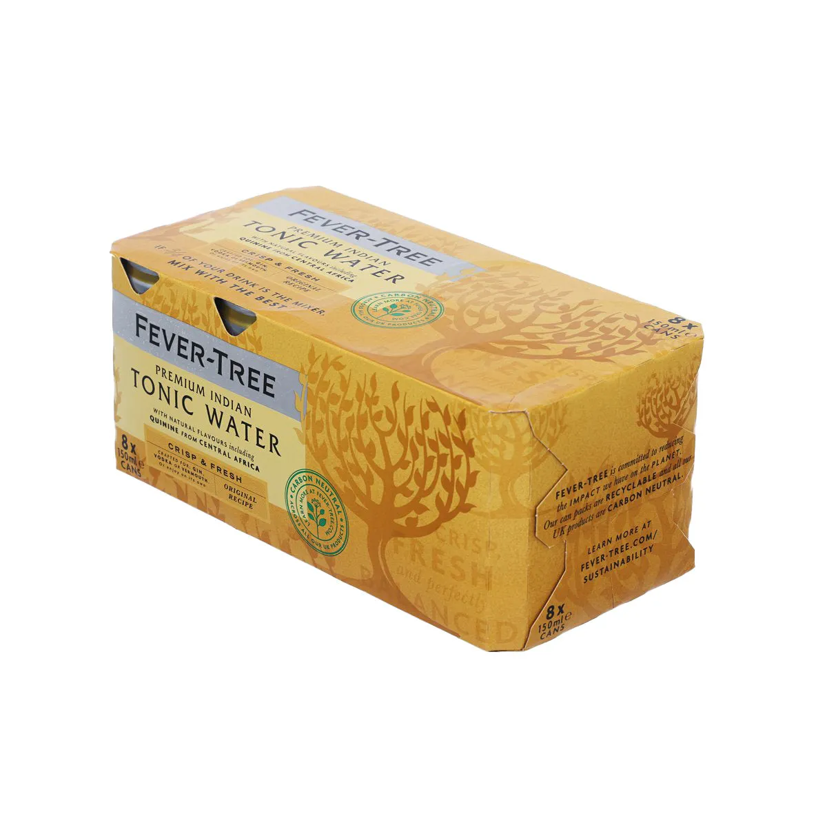 FEVER TREE Premium Indian Tonic Water [Pack]  (8 x 150mL)
