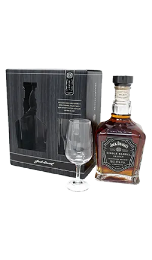 Jack Daniels Single Barrel Gift Set 700ml