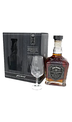 Jack Daniels Single Barrel Gift Set 700ml