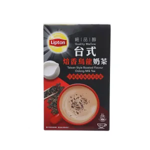 LIPTON Quality Mellow Taiwan Style Roasted Flavour Oolong Milk Tea  (10 x 19g)