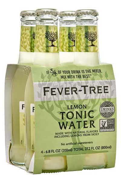 N/A Drinks Fever Tree 4pk Lemon Tonic Point Wine Spirits
