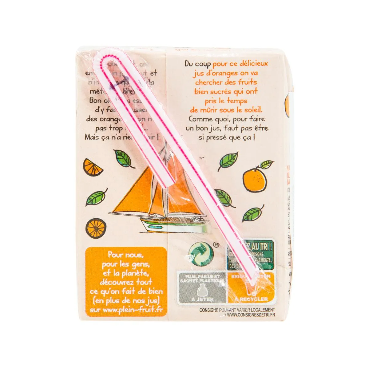 PLEIN FRUIT Orange Juice - from Concentrate  (200mL)
