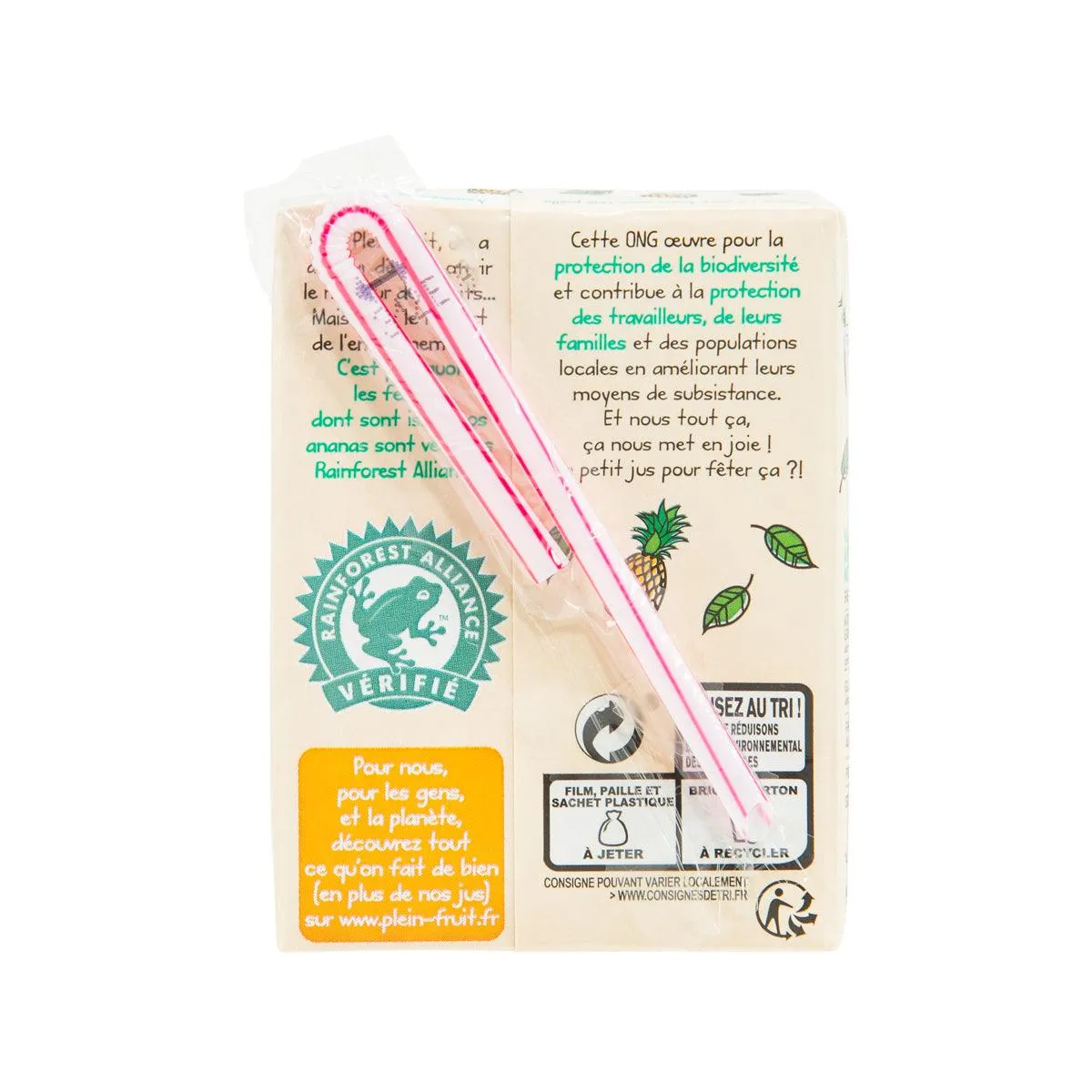 PLEIN FRUIT Pineapple Juice - from Concentrate  (200mL)