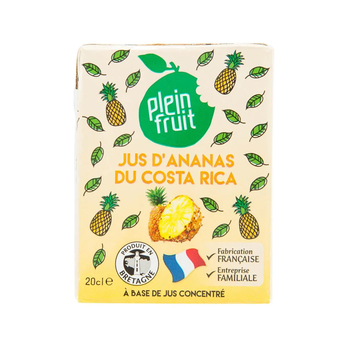 PLEIN FRUIT Pineapple Juice - from Concentrate  (200mL)
