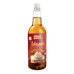 Skinny Barista Maple Coffee Flavour Syrup - Sugar Free Skinny Coffee Syrup - 1 Litre (Limited Edition)