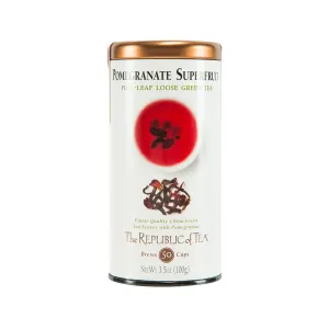 THE REPUBLIC OF TEA Pomegranate Superfruit Loose Green Tea  (100g)