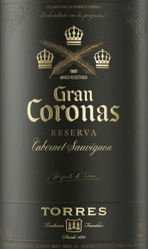 Torres 2020 Gran Coronas Reserva Cabernet Sauvignon Taylors Wines