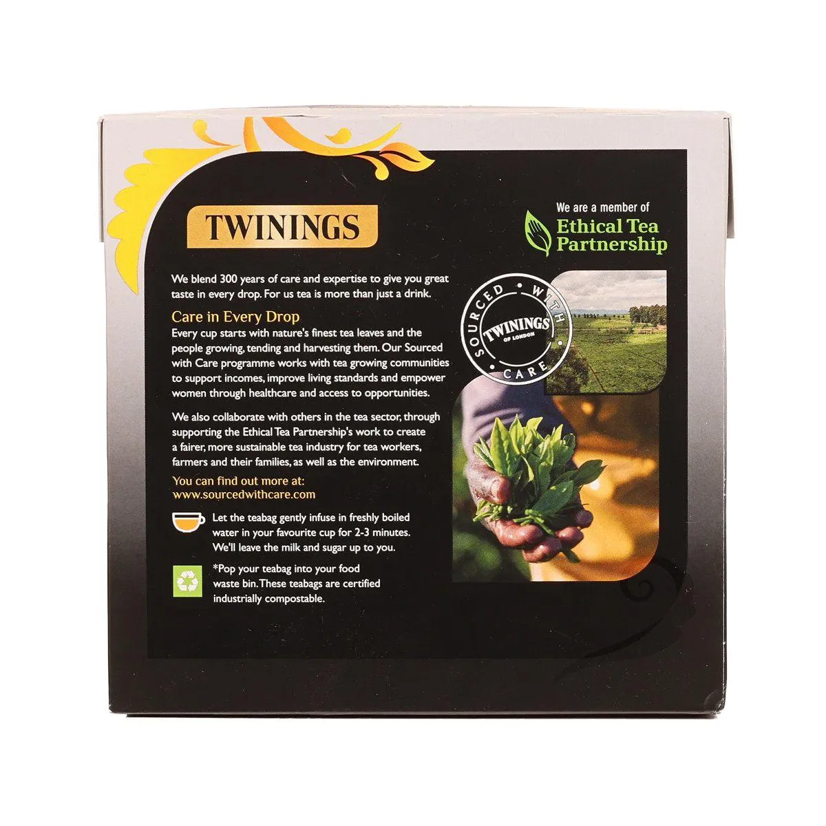 TWININGS Lady Grey Bright with Zesty Orange Tea Bags  (200g)